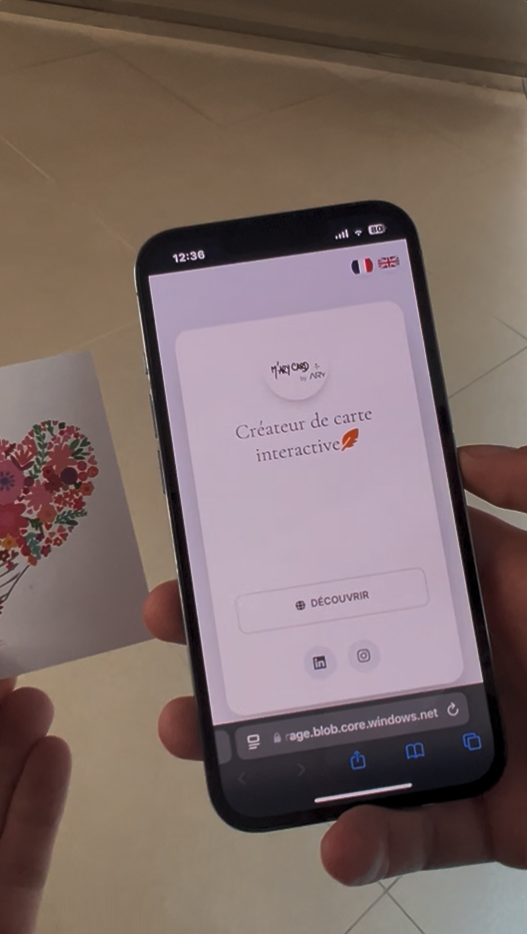Exemple MaryCard — carte & mobile